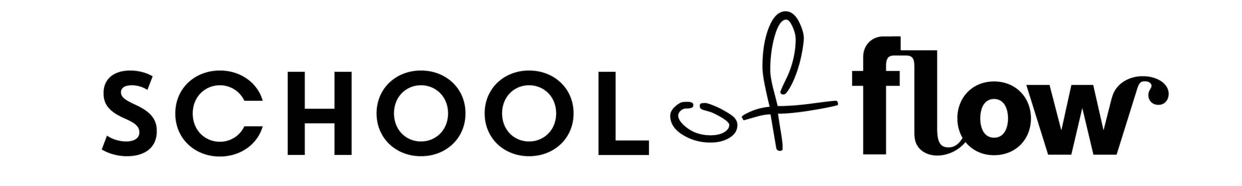 School of Flow logo liggend